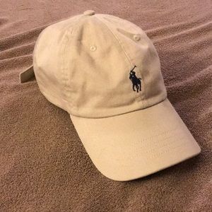 Khaki Ralph Lauren Polo hat - adjustable